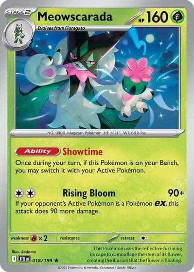 Meowscarada SV09: Journey Together Pokemon card