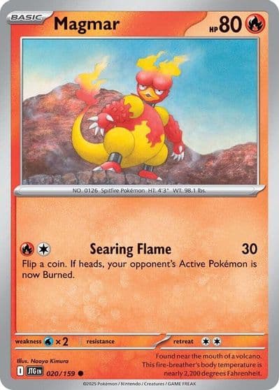 Magmar SV09: Journey Together Pokemon card