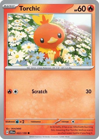 Torchic SV09: Journey Together Pokemon card