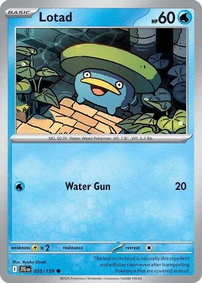 Lotad SV09: Journey Together Pokemon card