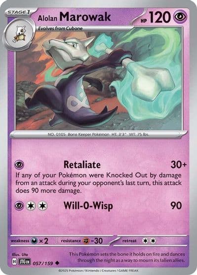Alolan Marowak SV09: Journey Together Pokemon card