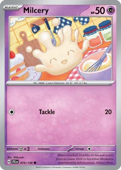 Milcery SV09: Journey Together Pokemon card