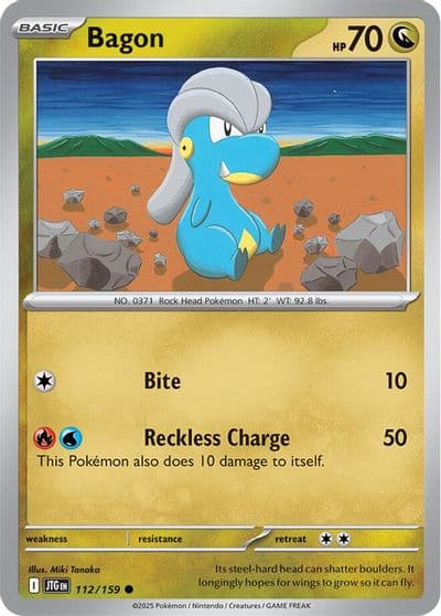 Bagon SV09: Journey Together Pokemon card