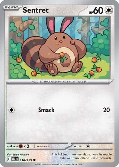 Sentret SV09: Journey Together Pokemon card