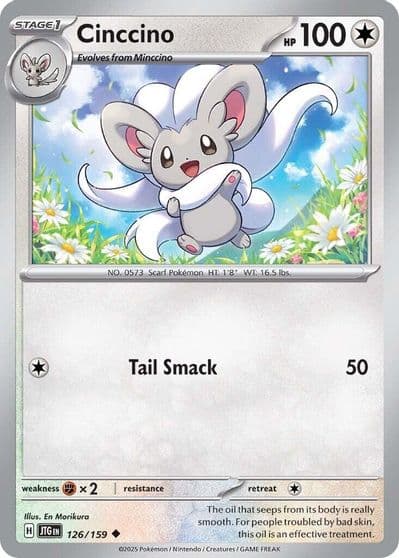 Cinccino SV09: Journey Together Pokemon card