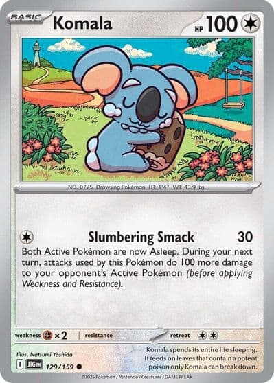 Komala SV09: Journey Together Pokemon card