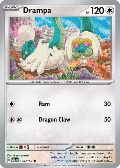 Drampa SV09: Journey Together Pokemon card
