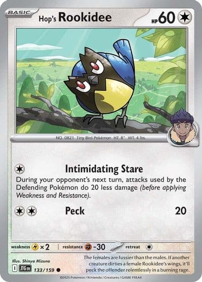 Hop's Rookidee SV09: Journey Together Pokemon card