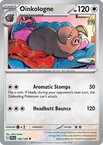 Oinkologne SV09: Journey Together Pokemon card