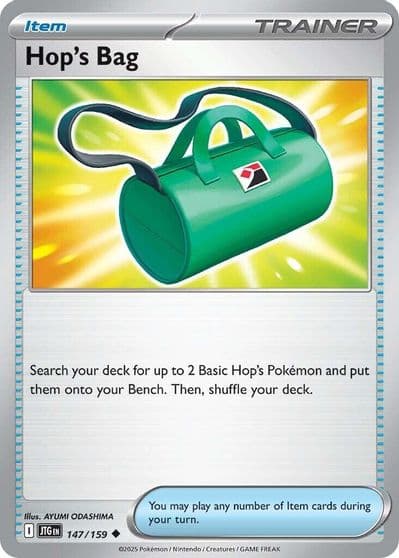 Hop's Bag SV09: Journey Together Pokemon card
