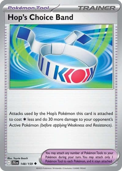 Hop's Choice Band SV09: Journey Together Pokemon card