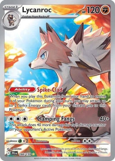 Lycanroc SV09: Journey Together Pokemon card