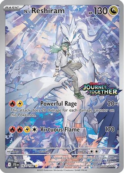 N's Reshiram (Journey Together Stamped) Miscellaneous Cards & Products Pokemon card