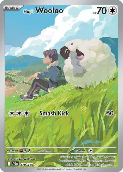 Hop's Wooloo SV09: Journey Together Pokemon card