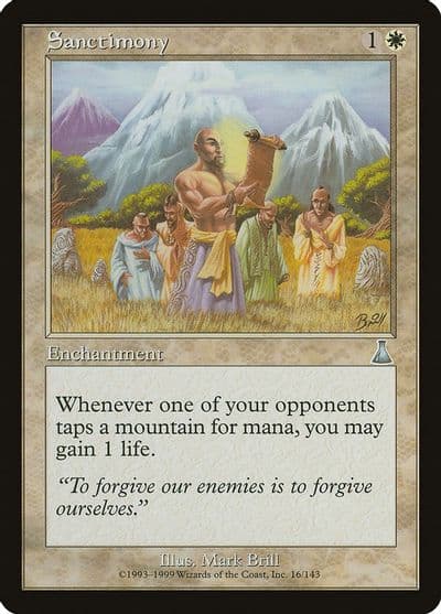 Sanctimony Urza's Destiny Magic card