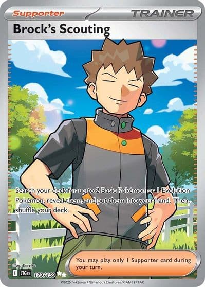 Brock's Scouting SV09: Journey Together Pokemon card