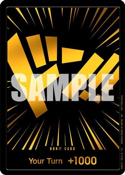 DON Card Black and Gold One Piece Promotion Cards One Piece card
