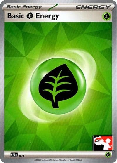 Basic Grass Energy - 009 Prize Pack Series Cards Pokemon card