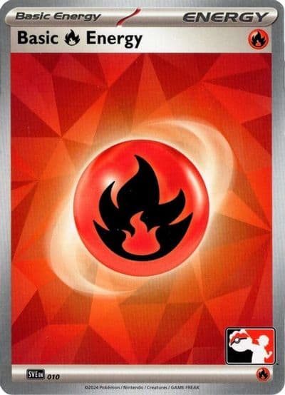 Basic Fire Energy - 010 Prize Pack Series Cards Pokemon card