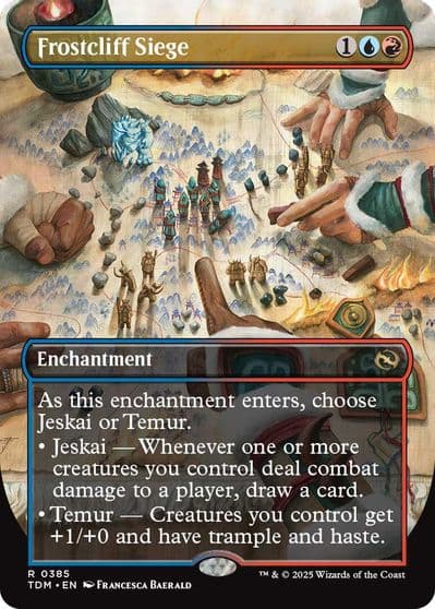 Frostcliff Siege Borderless Tarkir: Dragonstorm Magic card