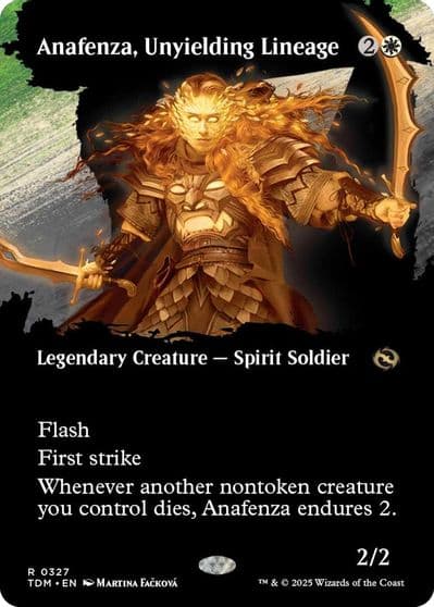 Anafenza Unyielding Lineage Borderless Tarkir: Dragonstorm Magic card