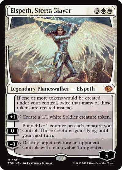 Elspeth Storm Slayer Tarkir: Dragonstorm Magic card