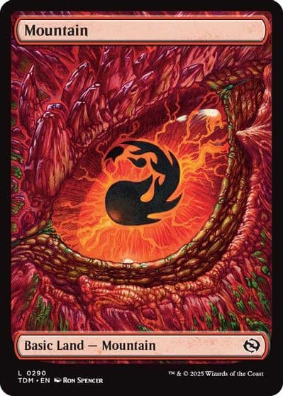 Mountain 0290 Tarkir: Dragonstorm Magic card