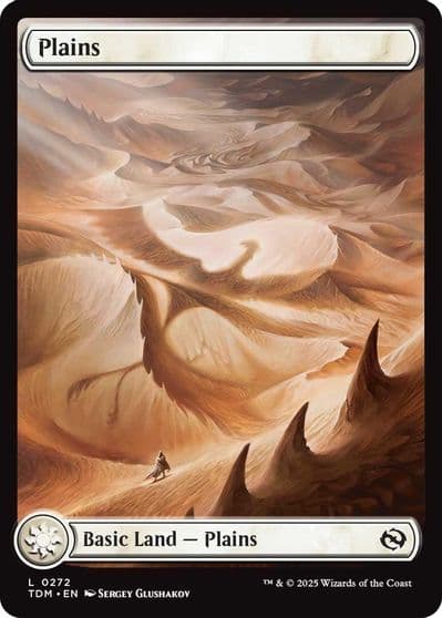 Plains 0272 Tarkir: Dragonstorm Magic card