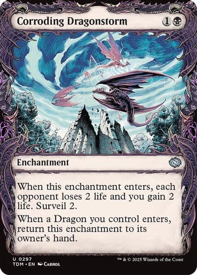 Corroding Dragonstorm Showcase Tarkir: Dragonstorm Magic card