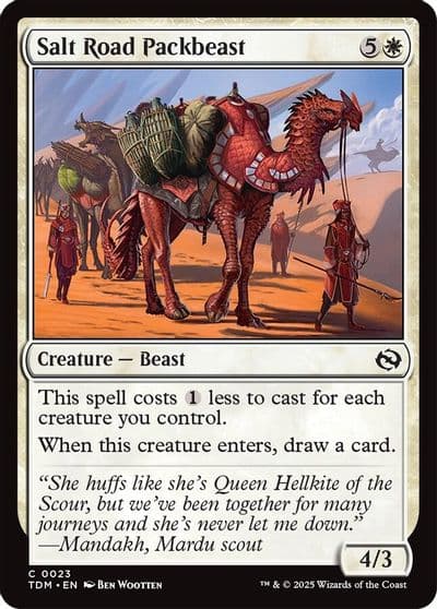 Salt Road Packbeast Tarkir: Dragonstorm Magic card