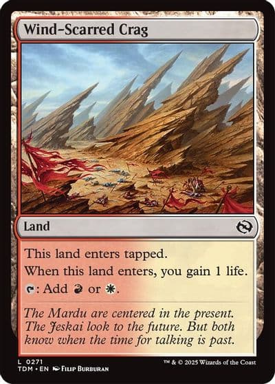 Wind Scarred Crag Tarkir: Dragonstorm Magic card