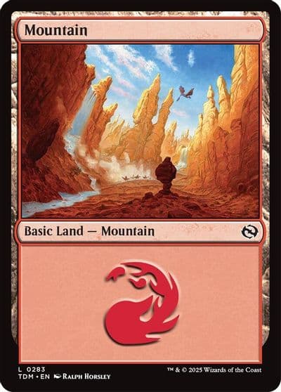 Mountain 0283 Tarkir: Dragonstorm Magic card