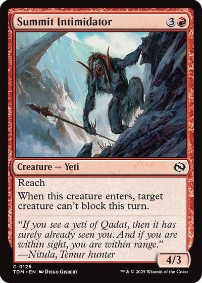 Summit Intimidator Tarkir: Dragonstorm Magic card