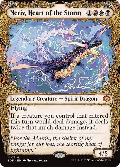Neriv Heart of the Storm Showcase Tarkir: Dragonstorm Magic card