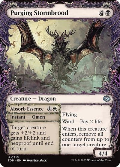 Purging Stormbrood Showcase Tarkir: Dragonstorm Magic card