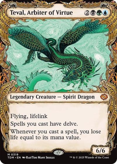 Teval Arbiter of Virtue Showcase Tarkir: Dragonstorm Magic card