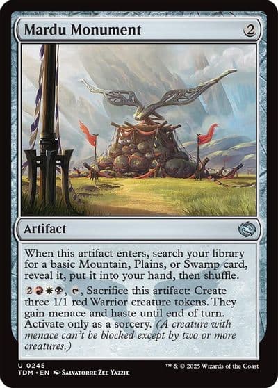 Mardu Monument Tarkir: Dragonstorm Magic card