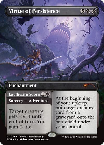 Virtue of Persistence Game Day & Store Championship Promos Magic card
