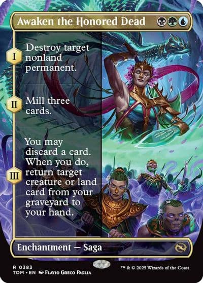 Awaken the Honored Dead Borderless Tarkir: Dragonstorm Magic card