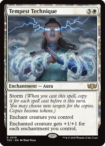Tempest Technique Commander: Tarkir: Dragonstorm Magic card