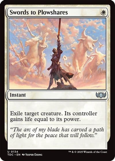Swords to Plowshares Commander: Tarkir: Dragonstorm Magic card