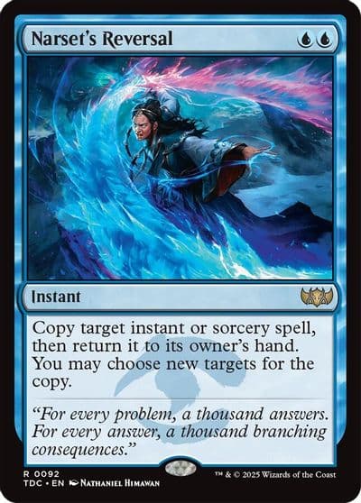 Narsets Reversal Commander: Tarkir: Dragonstorm Magic card