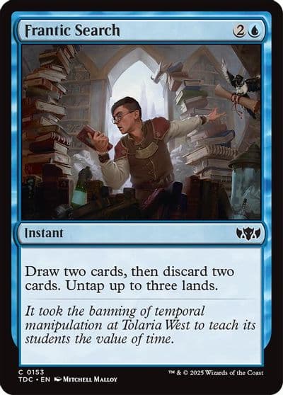 Frantic Search Commander: Tarkir: Dragonstorm Magic card