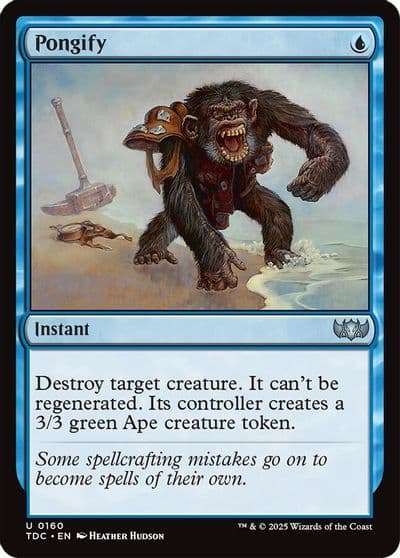 Pongify Commander: Tarkir: Dragonstorm Magic card