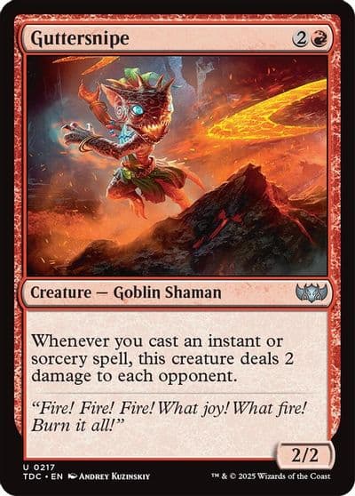 Guttersnipe Commander: Tarkir: Dragonstorm Magic card