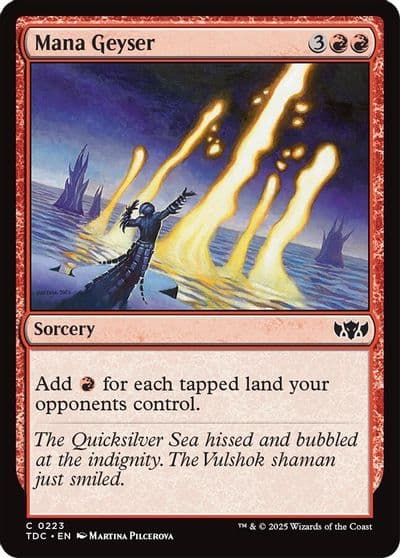 Mana Geyser Commander: Tarkir: Dragonstorm Magic card