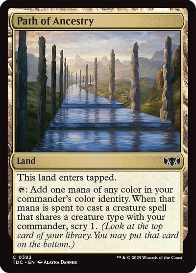 Path of Ancestry Commander: Tarkir: Dragonstorm Magic card