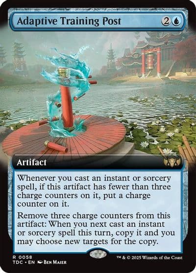 Adaptive Training Post Extended Art Commander: Tarkir: Dragonstorm Magic card