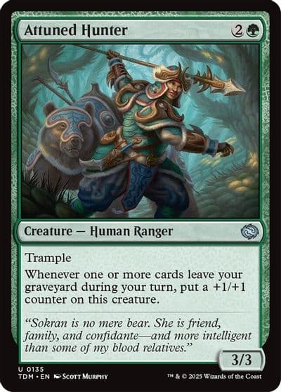 Attuned Hunter Tarkir: Dragonstorm Magic card