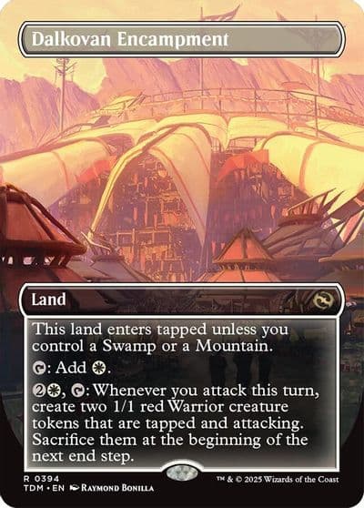 Dalkovan Encampment Borderless Tarkir: Dragonstorm Magic card